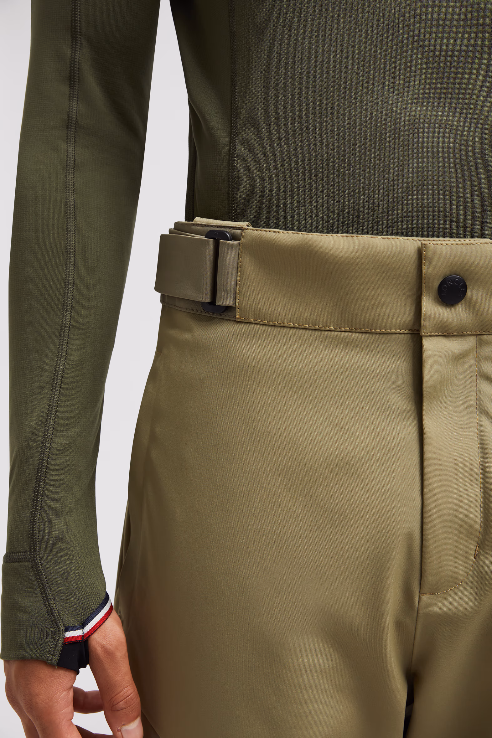 Padded GORE-TEX Ski Pants Men Sage Green Moncler 10
